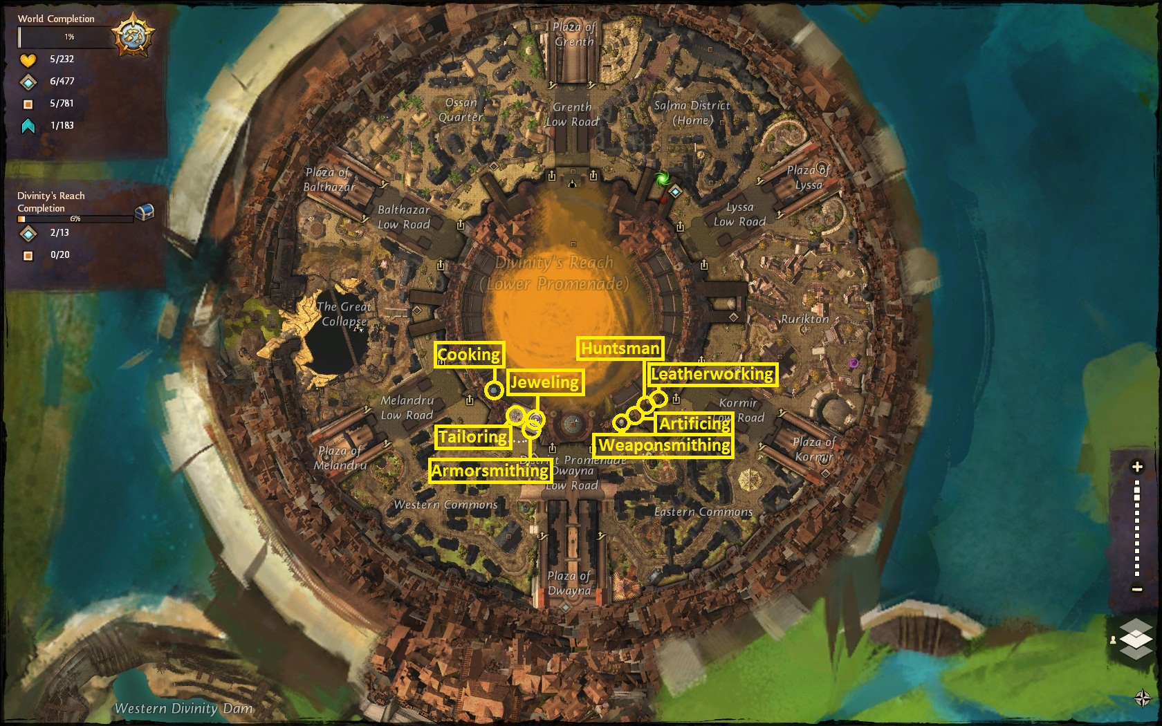 how to craft guild wars 2
