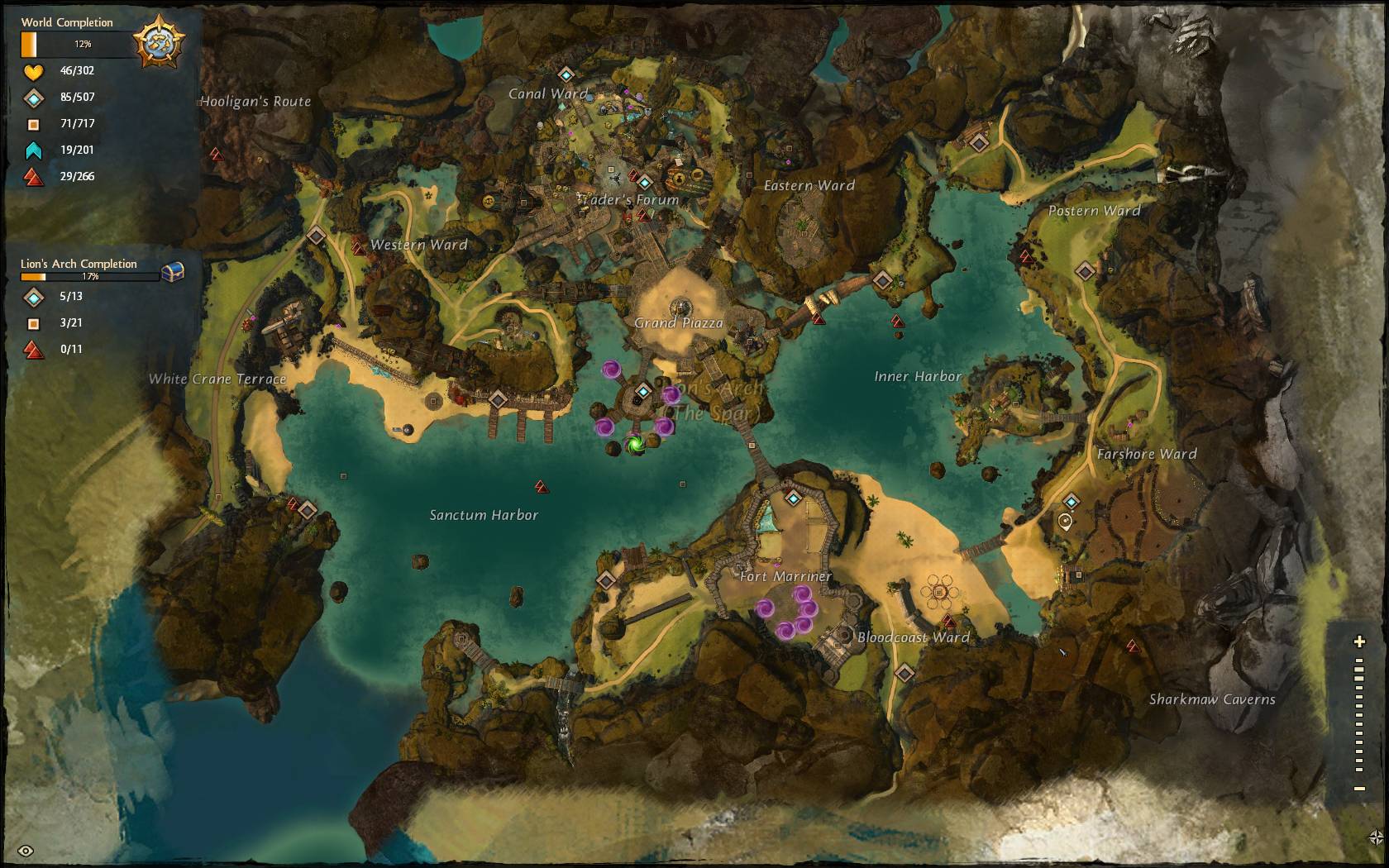 weyandts revenge zoomed out map