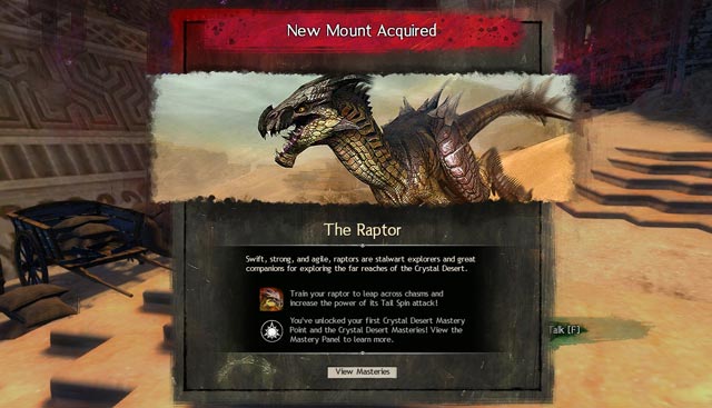 guild wars 2 raptor mount