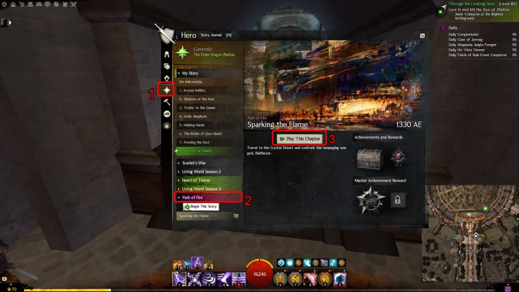 guild wars 2 how to start path of fire expansion